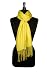 Biagio 100% Wool Pashmina Scarf YELLOW Color Women's Shawl Wrap