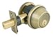 Master Lock DSNRN0605BOX Nightwatch Deadbolt With Bump Stop Cylinder, Antique Brass Finish