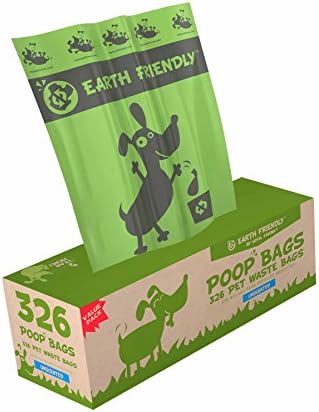 Earth Friendly Poop Bags on a Large Roll. 326 Count. Unscented