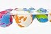 Outward Hound by Planet Dog Orbee-Tuff Planet Ball Blue/Green Treat-Dispensing Dog Toy, Medium