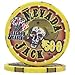 Nevada Jacks Casino Ceramic Poker Chips Sample Set - 9 New Chips
