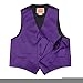 Dan Smith Men's Fashion Various Kid Solid Microfiber Vest Matching Tie for Age 6-16 With Bags