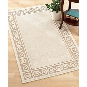 Bacova "Chardonay Scroll Cotton Weave" Rug, 20x34"