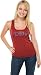 Los Angeles Angels Of Anaheim Women's Heather Red Tri-Blend Tank Top