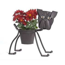 Lenny the Boxer Planter, 6" pot holder