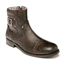 Red Herring- Brown 'Zobel' side zip ankle boots