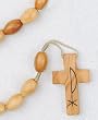 Olive Wood Rosary - 7mm Beads- 19'' Chain - IMPORTED FROM ITALY