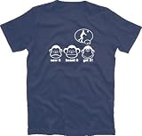 DIE DREI AFFEN - SAW IT - HEARD IT - GOT IT! - VOLLEYBALL BEACH VOLLEY BALL T-Shirt Navy XL