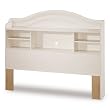 South Shore 3210093 Summer Breeze Collection Full Bookcase Headboard, Vanilla