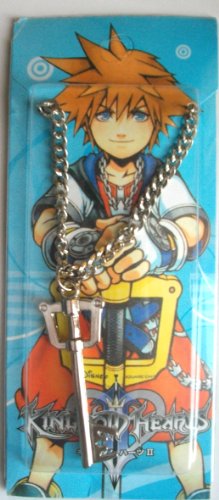 Kingdom Hearts Key Blade Metal Charm Necklace #1