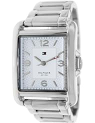 Tommy Hilfiger Womens 1781194 Silver Stainless-Steel Analog Quartz Watch with Silver Dial
