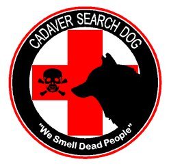 Childrens Toyshop  Sporting Goods : Cadaver Search Dog Decal Sticker SAR