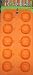 Rubber Ice Cube Tray Pumpkin Shape