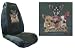 Car Truck SUV Chihuahua Trio with Bone Dog Print Seat Covers 2 Charcoal Grey Universal Vehicle Bucket Seatcovers
