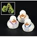 Two Dozen (24) Mini Glow-in-the-Dark Award Rubber Ducks