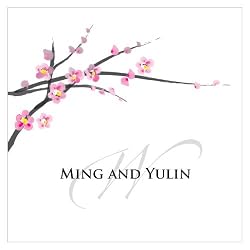Cherry Blossom Square Tag