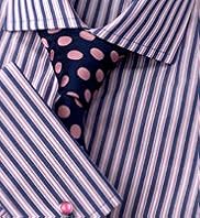 Sartorial Pure Cotton Striped Shirt