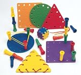Lauri MULTI-ACTIVITY SHAPES 6 Shapes, 1 Game Die, 20 Pegs & 6 Laces