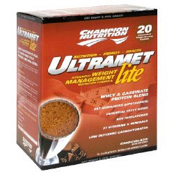 Buy Champion Nutrition UltraMet Lite Advanced Weight Management Nutrition Formula, Chocolate 20 - 2 oz... by Champion Nutrition