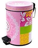 Present Time  Bathroom waste bin Muurbloem Design s/s pink