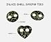 Women's Inlaid Shell Sarongs Tie by 1 World Sarongs - Oval
