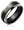8mm Black Titanium Wedding Band, Size 9