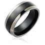 8mm Black Titanium Wedding Band