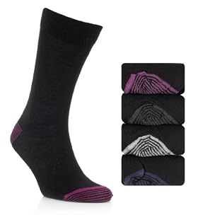 4 Pairs of Autograph Contrast Stripe Heel & Toe Socks