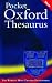Book Pocket Oxford Thesaurus