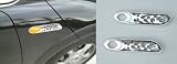 New! BMW Mini Cooper Chrome Side Marker Trim, Flames, 03-06