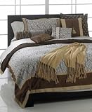 Natori Block Print Throw, 52x74