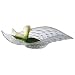 Global Views Glass Honeycomb Low Bowl, 21-Inch