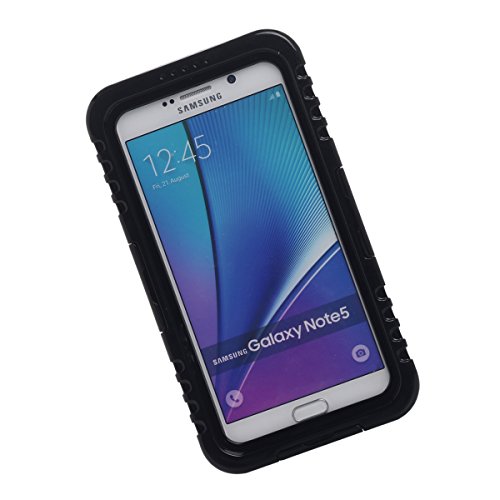 Galaxy Note 5 Waterproof Case, VclooÂ® 20ft Full Sealed Galaxy Note 5 Waterproof Case, Dust Proof, Snow Proof, Shock Proof Case, Heavy Duty Protective Carrying Cover Case for Galaxy Note 5 (Black)