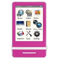 Ematic 8 GB Video MP3 Player with 3-Inch Touchscreen, Built-in 5MP Digital Video Camera, FM Radio, and Speaker