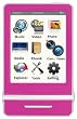Ematic 8 GB Video MP3 Player with 3-Inch Touchscreen, Built-in 5MP Digital Video Camera, FM Radio, and Speaker (Pink)