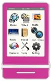 Ematic 8 GB Video MP3 Player with 3-Inch Touchscreen, Built-in 5MP Digital Video Camera, FM Radio, and Speaker (Pink)