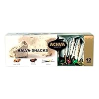 Achva Snacks Halva Gift Box, 10.5-Ounce Packages (Pack of 4)