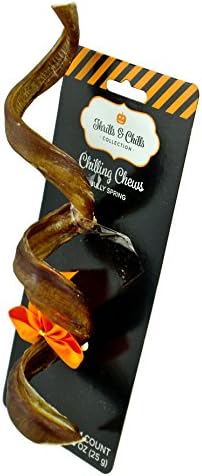 Authority Thrills &amp; Chills Collection Chilling Chews Halloween-Themed 9-inch Bully Spring Dog Treat, .5 Oz.