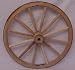 Steam Bent Hickory Wood Western Wagon Wheel for Home and Garden Decor 30\