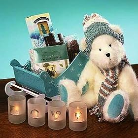 Holiday Sparkle Sleigh - A Unique Gift Basket for Christmas Holidays
