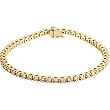 14K Yellow Gold Diamond Tennis Bracelet - 3.50 Ct.
