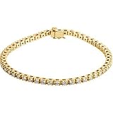 14K Yellow Gold Diamond Tennis Bracelet - 3.50 Ct.