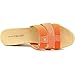 Bandolino Doveva Women Open Toe Synthetic Orange Slides Sandal