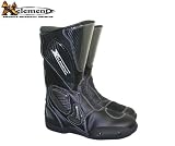 Xelement Men's Black Leather Sport Motorcycle Boot