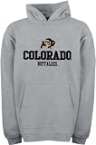 Colorado Buffaloes Youth Grey Tackle Twill Hooded Sweatshirt