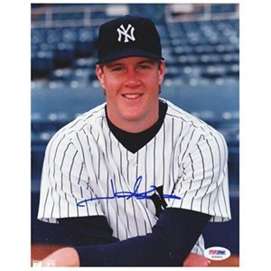 Amazon.co.jp ジムアボット署名された写真の8 x 10 s35952 psa dna認定のサイン入りの大リーグの写真【並行