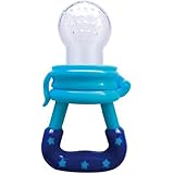 Baby Weaning Tool Baby Feeding Tool Fresh Safe Food Feeder Nibbler Safety (Blue)