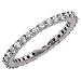 14K White Gold Diamond Anniversary Eternity Band
