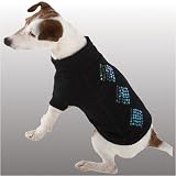 Argyle Black Dog Sweater Medium - Dog Winter Sweater