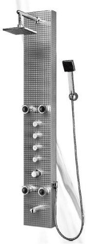 AQUA Unique Stainless Steel Shower Massage Panel With Design Pattern 7219